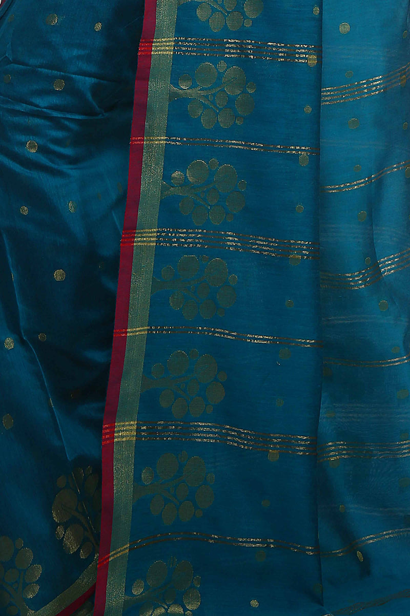 Blue Art Silk Saree