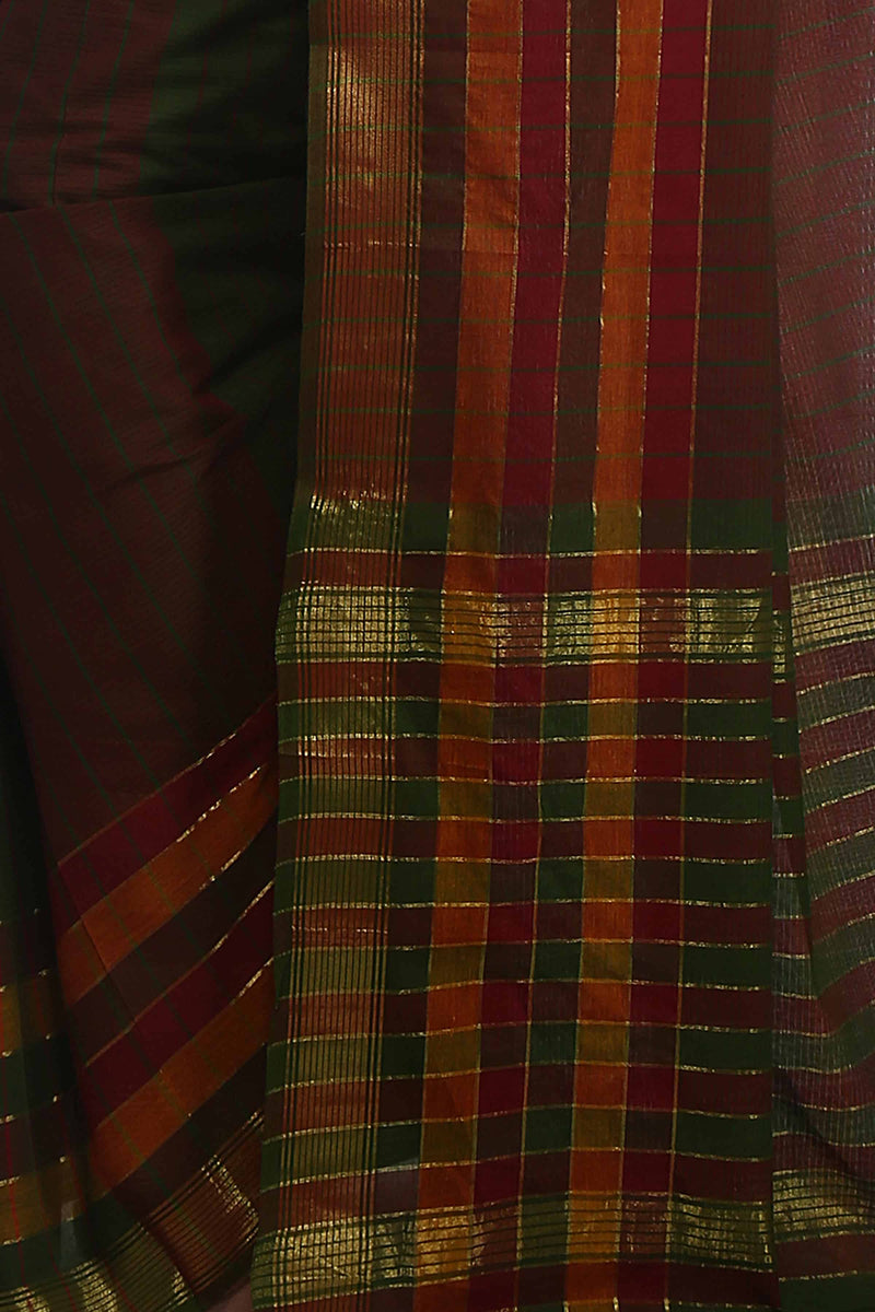 Multi Colored Narayanpet Cotton Saree