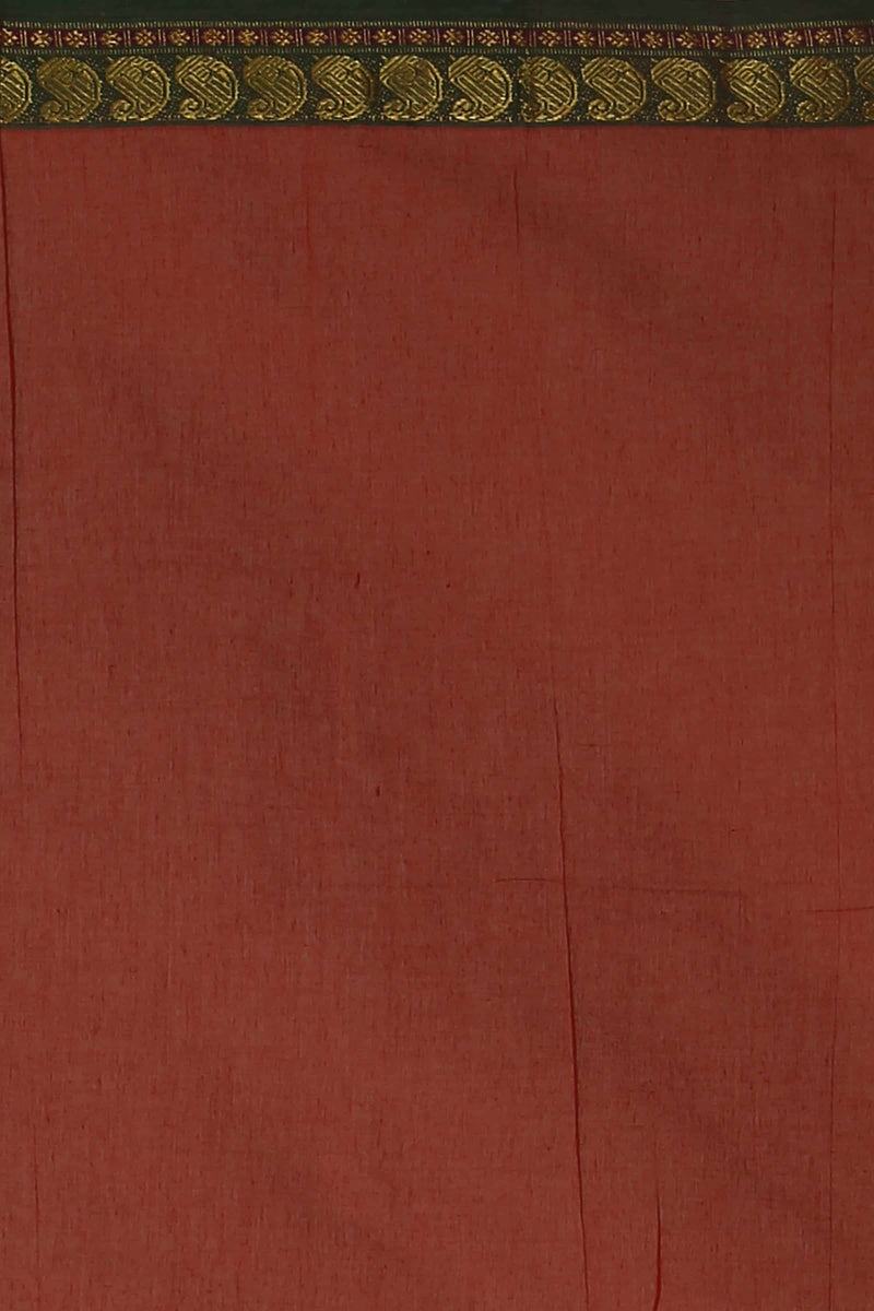 Red Narayanpet Cotton Saree